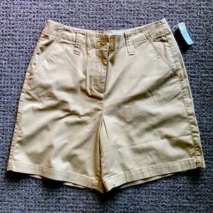 Talbots Classic Khaki Summer Shorts